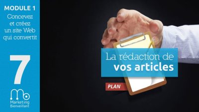 r&eacute;diger un article