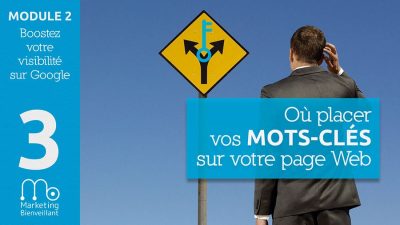 placer mots clés page web